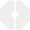 Ekena Millwork Logan Architectural Grde PVC Contemporary Ceiling Medallion, Two Piece, 16"OD x 3"ID x 5 1/2"C x 1"P CMP16LG2-03000 - alternate 2